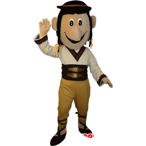 Mascotte d'homme habillé en tenue traditionnelle du désert - MASFR032898 - Mascottes Homme