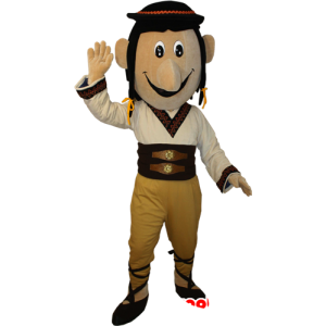 Mascot man, gekleed in traditionele kleding van de woestijn - MASFR032898 - man Mascottes