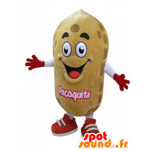 Mascot hyvin realistinen jättiläinen maapähkinä - MASFR032941 - Mascottes Fast-Food