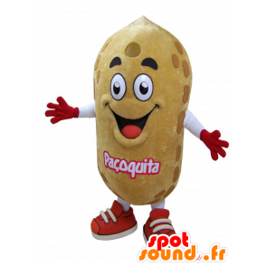 Mascotte de cacahuète géante très réaliste - MASFR032941 - Mascottes Fast-Food