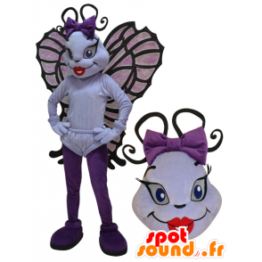 Insecto volador de la mascota, blanco y púrpura - MASFR032958 - Insecto de mascotas