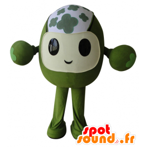 Muñeco de nieve de la mascota, verde, floral y divertido - MASFR032965 - Mascotas humanas