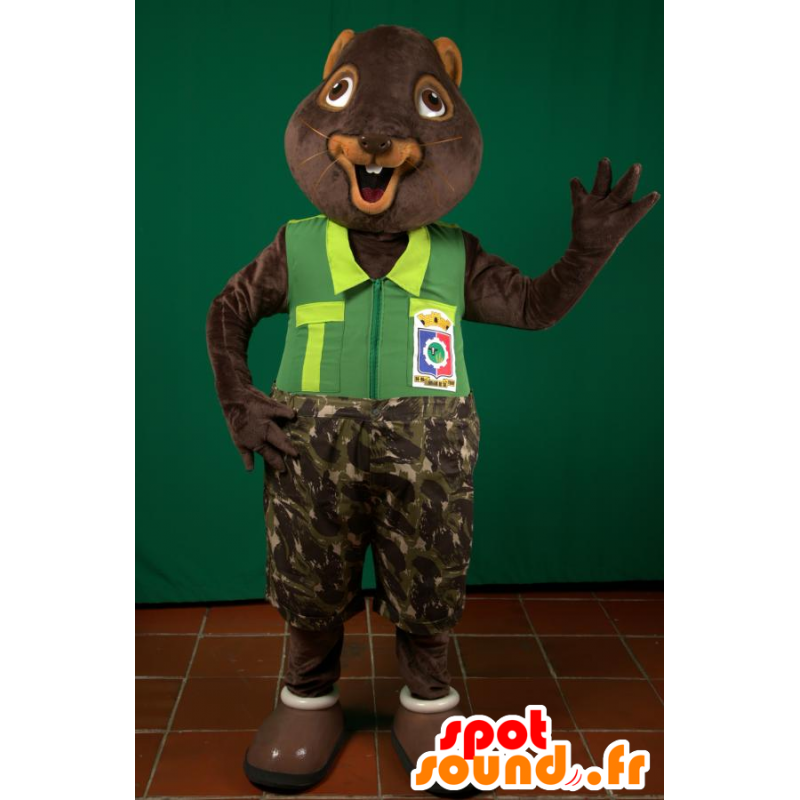 Mascot esquilo, marmota, castor - MASFR032968 - mascotes Squirrel