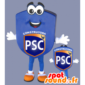 Blauw embleem mascotte, sportclub - MASFR032974 - sporten mascotte