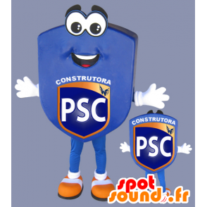 Mascotte de blason bleu, de club sportif - MASFR032974 - Mascotte sportives