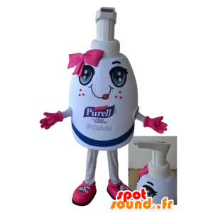 Gigante blanco y rosa botella de jabón de la mascota - MASFR032975 - Mascotas de objetos