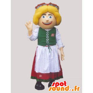 Hollandsk maskot, østrigsk i traditionelt kostume - Spotsound