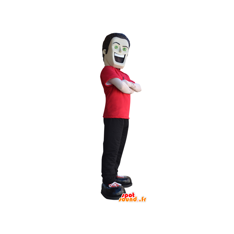 Mascot hombre grande con una estructura de cuerpo bonito - MASFR032998 - Mascotas humanas