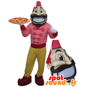 Mascot besnorde man met oosterse kleding - MASFR033008 - man Mascottes