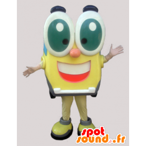Piazza pupazzo mascotte divertente con grandi occhi - MASFR033014 - Umani mascotte