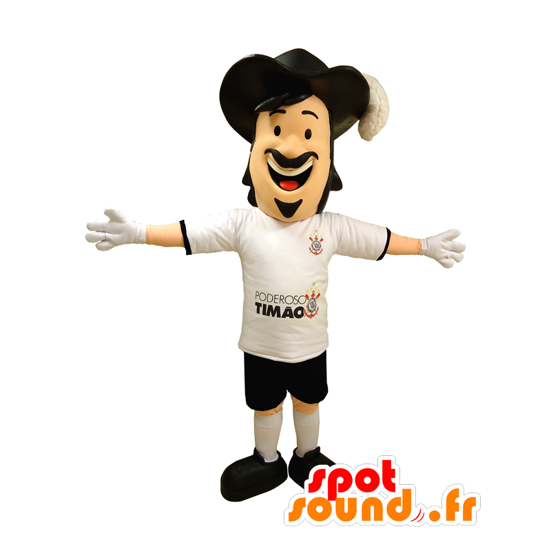 Mascota del hombre, mosquetero con un bonito sombrero - MASFR033047 - Mascotas humanas