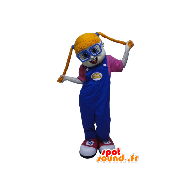 Mascot roodharige meisje met dekbedden - MASFR033055 - Mascottes Boys and Girls