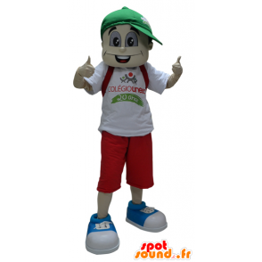 Mascot jongen met een kap - MASFR033059 - Mascottes Boys and Girls