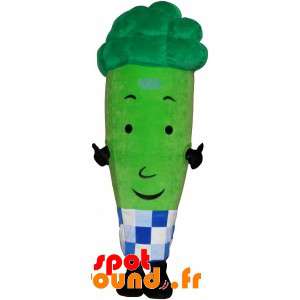 Mascotte de légume vert, de...