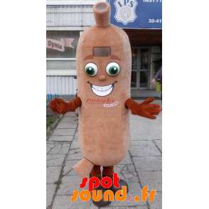 Kæmpe pølsemaskot. Charcuterie maskot - Fastfood-maskotter - MASFR033126 - SpotSound.fr