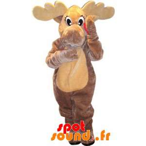 Deer Mascot, Moose, Gray...
