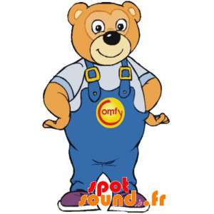 Mascot orso bruno,...