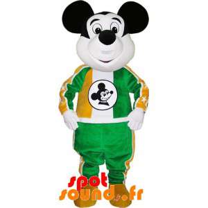 Mascot Mickey Mouse. Black...