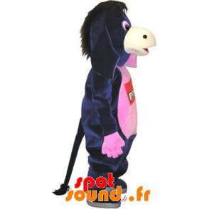 Æselmaskot, blå og lyserød Jenny. Eeyore kostume - Spotsound