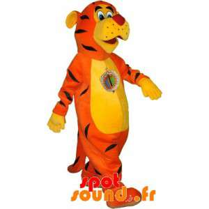 Orange Tiger Mascot, Yellow...