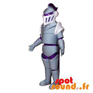 Mascotte van de Middeleeuwen. Knight Mascot met armor