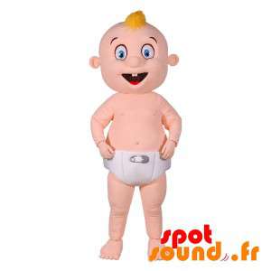 Babyreus mascotte met een...