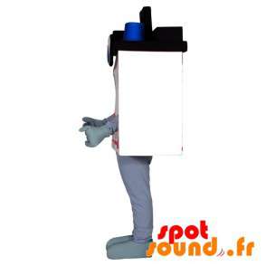 Jätte, färgglada och leende bilbatterimaskot - Spotsound maskot