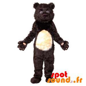 Mascote do urso preto e...