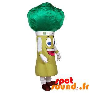 Grøn grøn maskot, purre, broccoli - Spotsound maskot