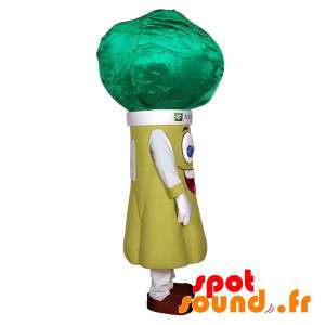 Grön grönsak för maskot, purjolök, broccoli - Spotsound maskot