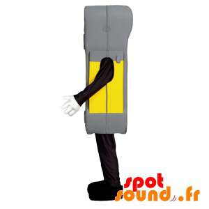 Maskot gul, grå og sort scanette. Cognex maskot - Spotsound