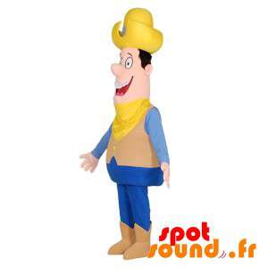 Cowboy mascotte, boer met...