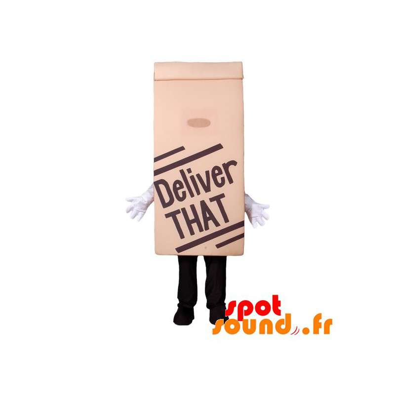 Papirpose til maskot. Fastfood maskot - Spotsound maskot Papirpose til maskot. Fastfood maskot - Spotsound maskot