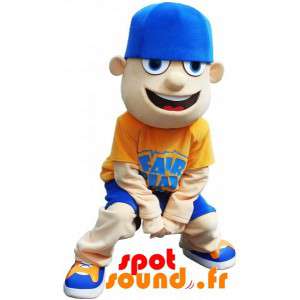 Mascot jongen tiener in...