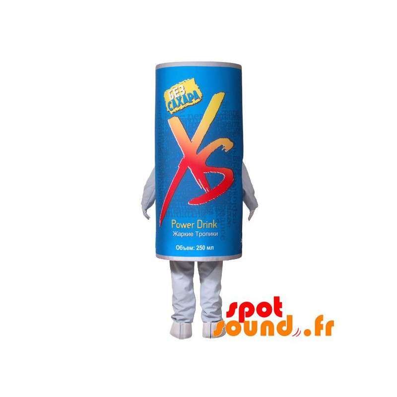 Maskottekæmpe dåse. Drik maskot - Spotsound maskot Maskottekæmpe dåse. Drik maskot - Spotsound maskot