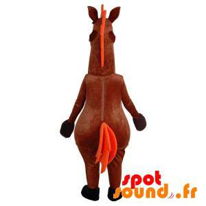 Moro brun hest maskot. Heste Costume - Hestemaskoter - MASFR033257 - SpotSound.fr
