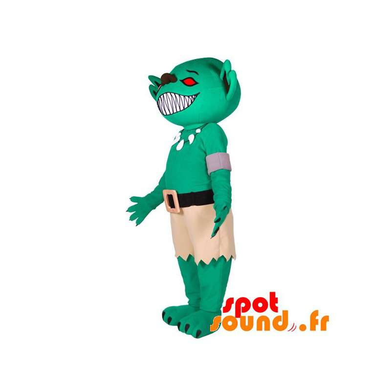Grøn fremmed maskot, fremmed, monster - Spotsound maskot Grøn fremmed maskot, fremmed, monster - Spotsound maskot