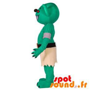 Grøn fremmed maskot, fremmed, monster - Spotsound maskot