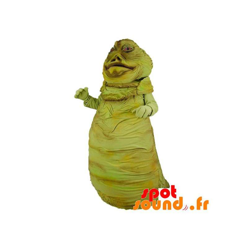 Mycket atypisk och läskig grön monster maskot - Spotsound maskot Mycket atypisk och läskig grön monster maskot - Spotsound maskot