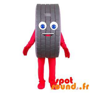 Mycket le jätte däckmaskot. Bilhjul maskot - Spotsound maskot