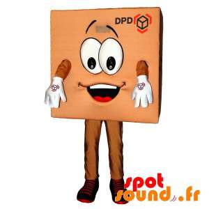 Karton mascotte, bruin...