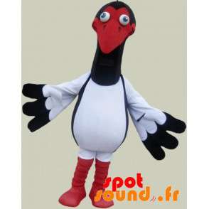 Stor fuglemaskot. Struds maskot, stork - Spotsound maskot