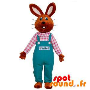 Dressed Rabbit Mascot...