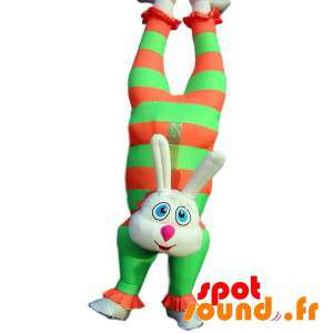 Mascotte gonflable de lapin...