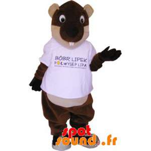 Giant Beaver Mascot, Brown...