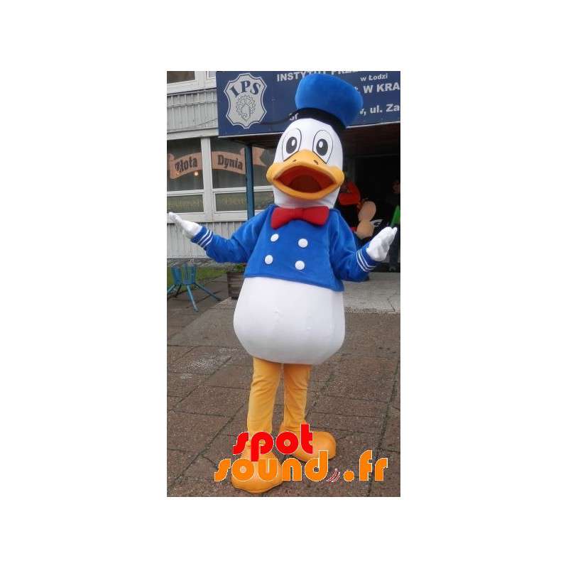 Donald Duck-maskot, berömd Disney-anka - Spotsound maskot