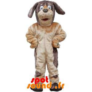 Marrone cane mascotte beige...