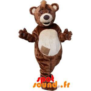 Mascotte de nounours marron...