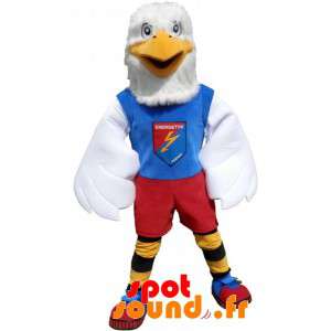 Mascot White Eagle Dressed...