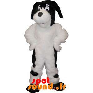 White Dog Mascot And Black,...